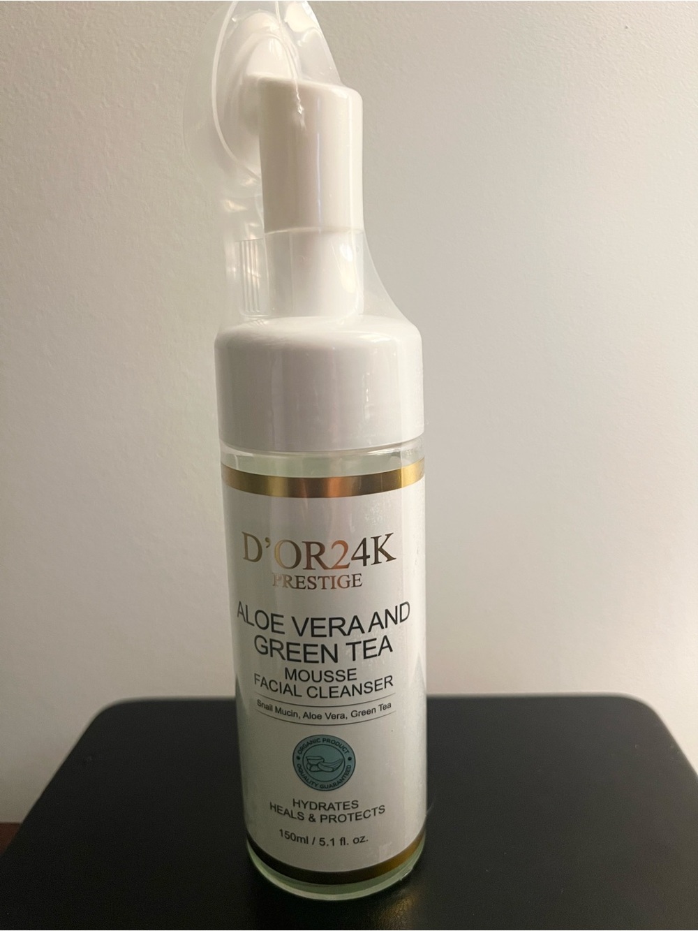 D'OR24K Prestige Aloe Vera & Green Tea Mousse Facial Cleanser